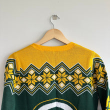 Load image into Gallery viewer, NFL Team Apparel Packers Ugly V-Neck Button Up Cardigan NWT

