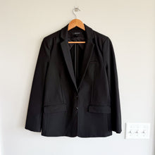 Load image into Gallery viewer, Jamison Evereve Single-Breasted Notch Lapel Snap Closure Blazer Jacket Black M
