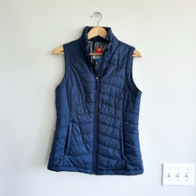 Load image into Gallery viewer, Columbia Quilted Insulated Zip Up Vest Navy S
