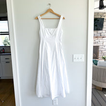 Load image into Gallery viewer, Joie Square Neck Smocked Back Sleeveless Midi Dress White 2
