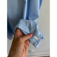 Load image into Gallery viewer, Peter Millar Summer Comfort Geometric Short Sleeve Polo Shirt Blue XL
