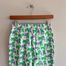 Load image into Gallery viewer, Roller Rabbit Leo The Lion Print Cotton Sweatpants Green Kid's 12 NWT
