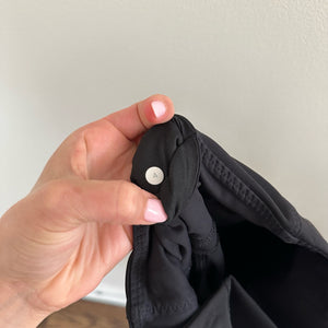 Lululemon Front Panel Mixed Media Pocket Leggings Black 4