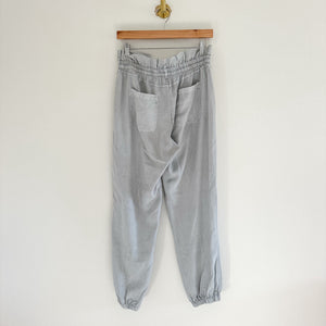 Cloth & Stone High Rise Drawcord Waist Jogger Gray S