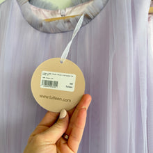 Load image into Gallery viewer, Tulleen Farvue Sleeveless Tiered Tulle Midi Dress Purple 14Y NWT
