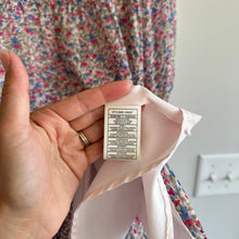 Load image into Gallery viewer, BB Dakota Floral Tiered 3/4 Puff Sleeve Mini Dress Pink M
