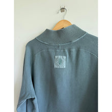 Load image into Gallery viewer, FP Movement So Fly Henley Long Sleeve Cropped Sweatshirt Blue L
