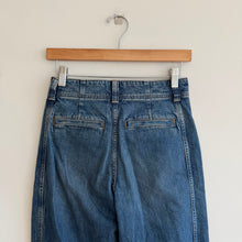 Load image into Gallery viewer, Madewell Tapered Denim Trousers Stretch High Rise Jeans Concho Wash 24 NWT

