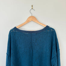 Load image into Gallery viewer, Free People Not Cold In This Lace Top Deep Jewel S NWT
