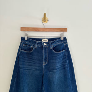 L'AGENCE Whitney High Rise Wide Leg Jeans in Caraway Blue 25