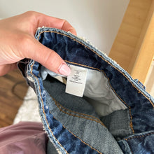 Load image into Gallery viewer, BP. Distressed Denim Mid Rise Dark Wash Cut-Off Shorts Blue 31
