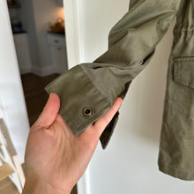 Load image into Gallery viewer, Sanctuary Otis Zip Up Drawcord Waist Outdoor Utility Jacket Green S
