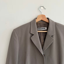Load image into Gallery viewer, Jil Sander Single-Breasted Wool Blend Blazer Jacket Taupe 38
