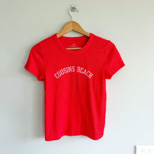 Load image into Gallery viewer, American Eagle x The Summer I Turned Pretty Graphic Ribbed T-Shirt Red L
