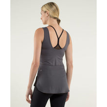 Load image into Gallery viewer, Lululemon Ride Inside Tank High Neck Top Soot Light Grey 6 NWT
