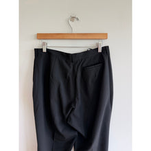 Load image into Gallery viewer, Jil Sander Vintage Wool Blend High Rise Straight Leg Trouser Pant Black 44
