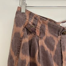 Load image into Gallery viewer, Anthropologie Tamarind Trouser High Rise Animal Print Joggers 10
