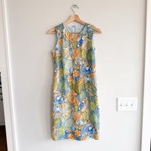 Load image into Gallery viewer, J. McLaughlin Paulina Parotta Embroidered Mini Sheath Dress Green Multi 4 NWT
