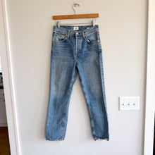 Load image into Gallery viewer, Citizens Of Humanity Jolene High Rise Button-Fly Denim Straight Jeans Blue 27
