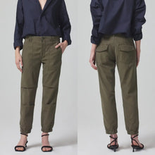 Load image into Gallery viewer, Citizens of Humanity Agni Utility Pant Teal Leaf Green 26
