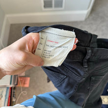 Load image into Gallery viewer, JOHNNY WAS Cropped Baby Boot Embroidered Stripe Raw Hem Jeans Black 29
