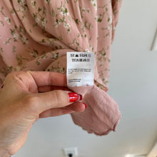 Load image into Gallery viewer, Reformation Morris Floral Print Long Sleeve Smocked Dress Pink 10
