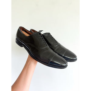 Allen Edmonds Park Avenue Cap Toe Lace Up Oxford Shoes Black 14