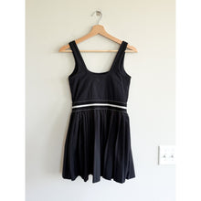 Load image into Gallery viewer, All In Motion Pleated Sleeveless Activewear Tennis Mini Dress Black S
