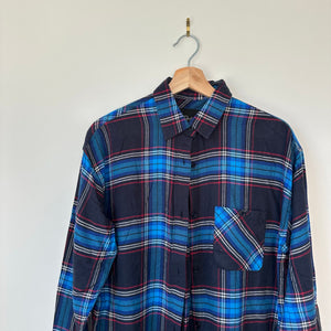 Rails Jackson Button Down Shirt Black/Azure S