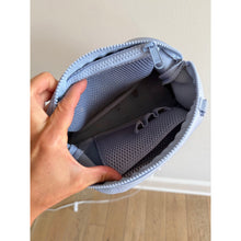 Load image into Gallery viewer, Dagne Dover Zip Closure Hunter Neoprene Toiletry Bag Blue
