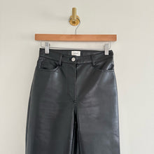 Load image into Gallery viewer, Wilfred The Melina High-Waisted Vegan Leather Pants Black 0 $148
