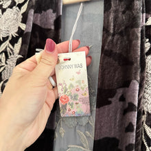 Load image into Gallery viewer, NWT Johnny Was Santal Velvet Embroidered Floral Print Kimono Coat Black M
