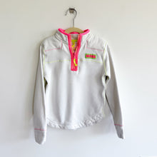Load image into Gallery viewer, Vineyard Vines The Shep Neon Pop 1/4 Zip Knit Casual Shirt White S (7-8)
