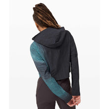 Load image into Gallery viewer, Lululemon Varsa Lab Ombre Hoodie Pullover Aurora Glow Jacquard Black Navy S
