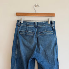 Load image into Gallery viewer, Madewell Tapered Denim Trousers High Rise Casual Jeans Blue 25
