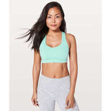 Load image into Gallery viewer, Lululemon Free To Be Serene Strappy Activewear Yoga Sports Bra Tonic Sea 8
