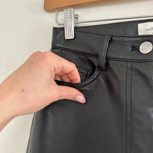 Load image into Gallery viewer, Wilfred The Melina High-Waisted Vegan Leather Pants Black 0 $148
