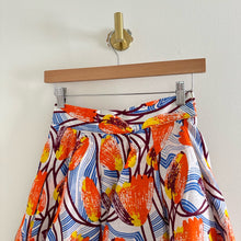 Load image into Gallery viewer, NWT Francis + Benedict Handmade Floral Pattern A-Line Mini Skirt Orange XS
