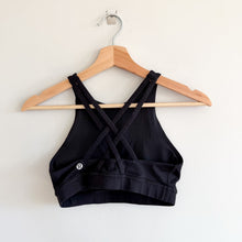 Load image into Gallery viewer, Lululemon Energy Bra High Neck Criss Cross Strap Activewear Sports Bra Black 4
