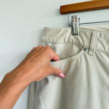 Load image into Gallery viewer, Lululemon City Sleek Utilitech Extra Wide Leg Pants Bone 32
