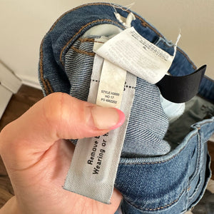Madewell 9" High Rise Skinny Jeans in Allegra Wash Distressed 32