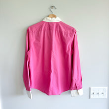 Load image into Gallery viewer, Lauren Ralph Lauren Classic Colorblock Button Down Shirt Pink White M
