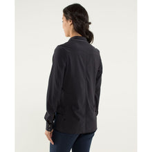 Load image into Gallery viewer, Lululemon Urbanite Collared Button Up Shirt Black 6 NWT
