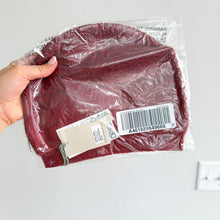 Load image into Gallery viewer, Barefoot Dreams CozyChic Lite Confetti Knit Beanie Hat Crimson-Rosewood OS NWT
