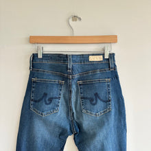 Load image into Gallery viewer, AG Adriano Goldschmied The Farrah High Rise Ankle Skinny Jeans Blue 28
