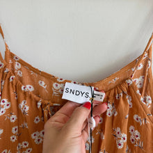 Load image into Gallery viewer, SNDYS Revolve Honolulu Floral Print Sleeveless Midi Dress in Amber Daisy L NWT

