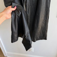 Load image into Gallery viewer, Commando Faux Leather High Rise Wide Leg Trousers Black L NWT
