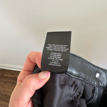 Load image into Gallery viewer, Wilfred The Melina High-Waisted Vegan Leather Pants Black 0 $148
