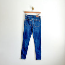 Load image into Gallery viewer, Madewell Tall 10&quot; High-Rise Skinny Jeans in Wendover Wash 26T
