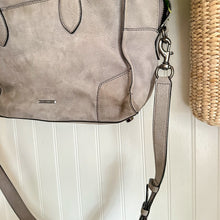 Load image into Gallery viewer, Rebecca Minkoff Leather Satchel Crossbody Bag Taupe
